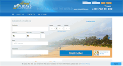 Desktop Screenshot of hotelsb2b.com